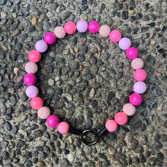 Handcrafted Beaded Dog Collar - Penelope - Beaded Acrylic Beads - Picture 10 of 16